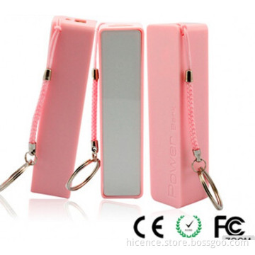 2600mAh Perfume USB Portable External Battery Pack with Ring